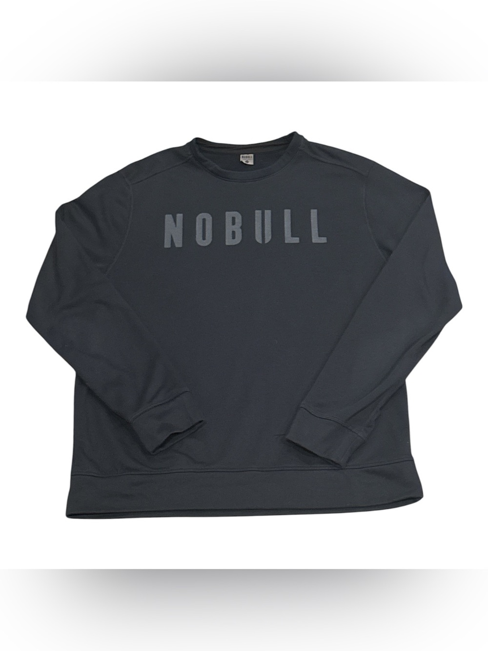 Nobull Gym Workout Activewear Gray Pullover Long Sleeve Sweatshirt Mens XL